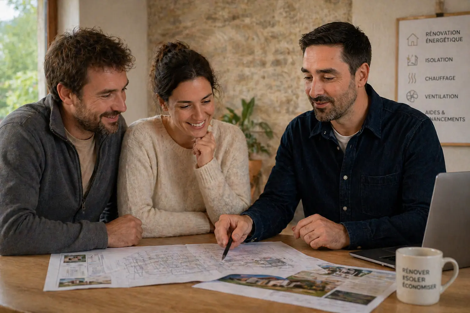 Échange avec Laurent Magnouac autour d'un projet de rénovation