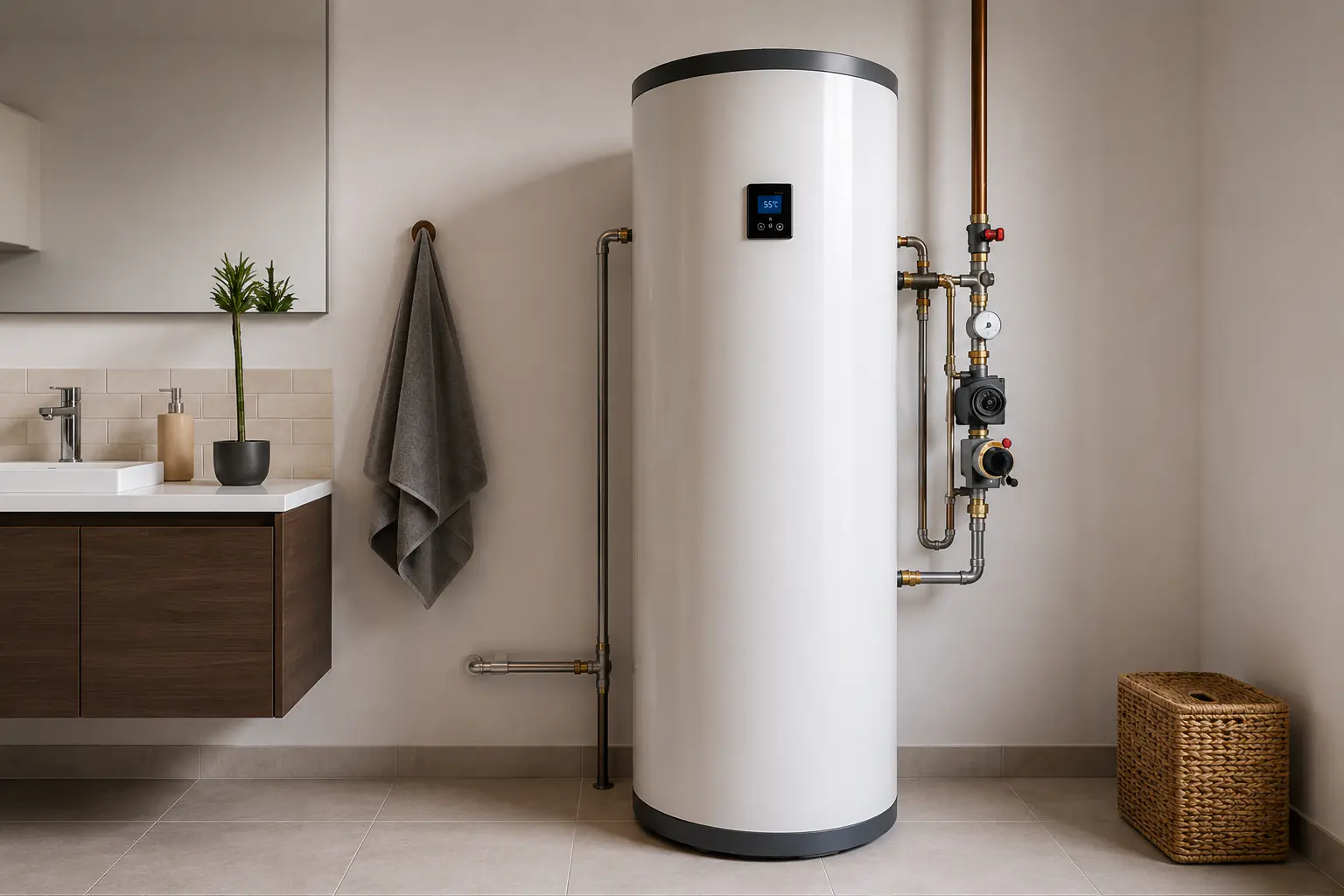 Ballon d'eau chaude sanitaire adapté à un logement individuel